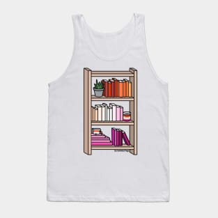 Lesbian Pride Bookcase Tank Top